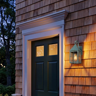 Ashford Sconce shown in the Verde Green finish with a Clear shade - 9531P-H-VG-CL 2