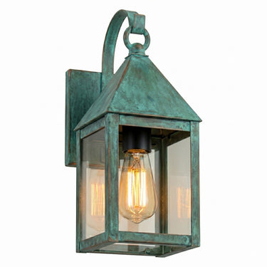 Ashford Sconce shown in the Verde Green finish with a Clear shade - 9531P-VG-CL