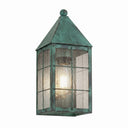 Ashford Sconce shown in the Verde Green finish with a Seedy shade - 9521-H-VG-SDY