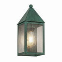 Ashford Sconce shown in the Verde Green finish with a Seedy shade - 9521-VG-SDY