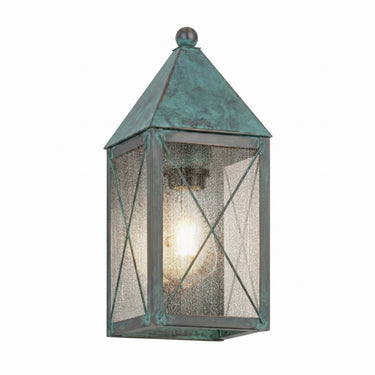 Ashford Sconce shown in the Verde Green finish with a Seedy shade - 9521-X-VG-SDY