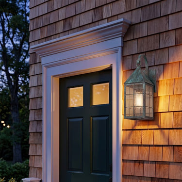 Ashford Sconce shown in the Verde Green finish with a Seedy shade - 9521P-H-VG-SDY 2