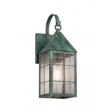 Ashford Sconce shown in the Verde Green finish with a Seedy shade - 9521P-H-VG-SDY