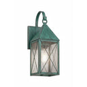Ashford Sconce shown in the Verde Green finish with a Seedy shade - 9521P-X-VG-SDY