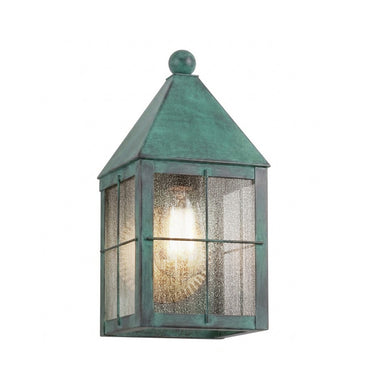 Ashford Sconce shown in the Verde Green finish with a Seedy shade - 9531-H-VG-SDY