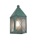 Ashford Sconce shown in the Verde Green finish with a Seedy shade - 9531-X-VG-SDY