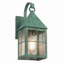 Ashford Sconce shown in the Verde Green finish with a Seedy shade - 9531P-H-VG-SDY
