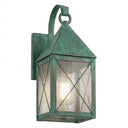 Ashford Sconce shown in the Verde Green finish with a Seedy shade - 9531P-X-VG-SDY