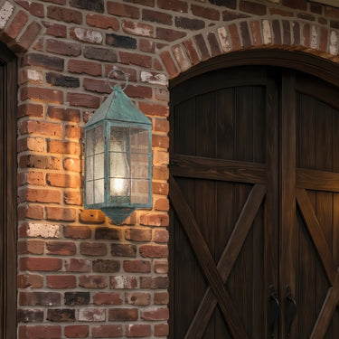 Ashford Sconce shown in the Verde Green finish with a Seedy shade - 9561-H-VG-SDY-C 2