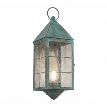 Ashford Sconce shown in the Verde Green finish with a Seedy shade - 9561-H-VG-SDY-C