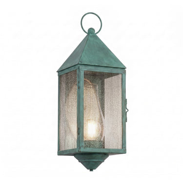 Ashford Sconce shown in the Verde Green finish with a Seedy shade - 9561-VG-SDY-C