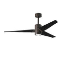 Atlas Super Janet Three Bladed Paddle Fan with LED Light kit. 33