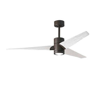 Atlas Super Janet Three Bladed Paddle Fan with LED Light kit. 35