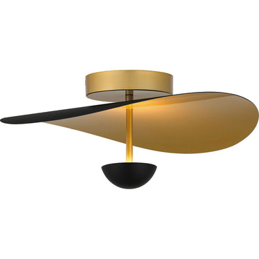 Azure Semi-Flush Mount in Matte Black 4