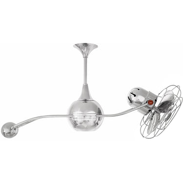 Matthews Fan Brisa 2000 Rotational Polished Chrome Finish Ceiling Fan image 1