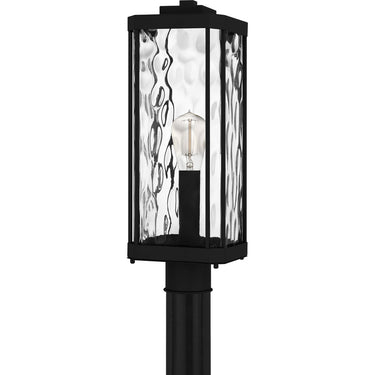 Balchier 1 Light Outdoor Post in Matte Black 3