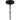 Baltic 1 Light Mini Pendant in Matte Black 3