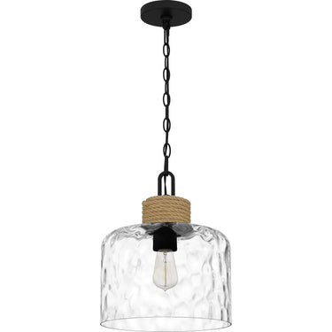 Baltic 1 Light Mini Pendant in Matte Black 4