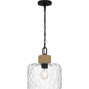 Baltic 1 Light Mini Pendant in Matte Black 5