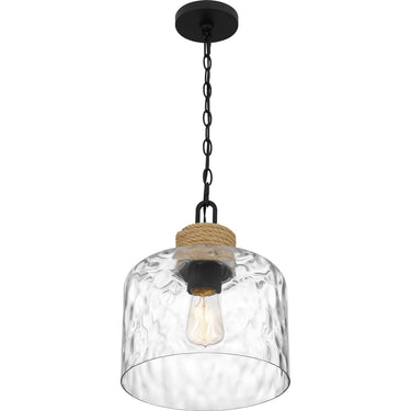 Baltic 1 Light Mini Pendant in Matte Black 6