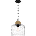 Baltic 1 Light Mini Pendant in Matte Black 1
