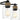 Baltic 5 Light Chandelier in Matte Black 2
