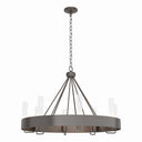 Banded Ring Chandelier 12