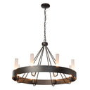 Banded Ring Chandelier 5