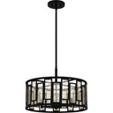 Bankston 4 Light Pendant in Matte Black 3