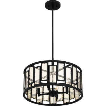 Bankston 4 Light Pendant in Matte Black 6