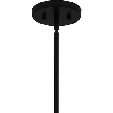 Bankston 4 Light Pendant in Matte Black 7