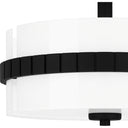 Baud 2 Light Semi-Flush Mount in Matte Black 2