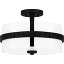 Baud 2 Light Semi-Flush Mount in Matte Black 4