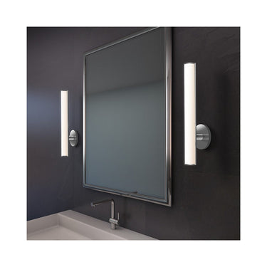 Bauhaus Columns 24" LED Bath Bar in Satin Chrome 2