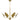 Bayley 6 Light Chandelier in Aged Brass 4
