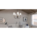 Bayside 5 Light Chandelier in Matte Black 2