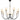 Bayside 8 Light Chandelier in Matte Black 1