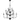 Blanche 15 Light Chandelier in Matte Black 4