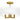 Bodnar 3 Light Semi-Flush Mount in Aged Brass 3