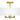 Bodnar 3 Light Semi-Flush Mount in Aged Brass 4