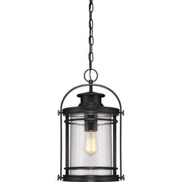 Booker 1 Light Mini Pendant in Mystic Black 1