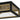 Bourbon 2 Light Outdoor Flush Mount in Matte Black 6