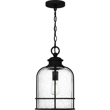 Bowles 1 Light Outdoor Pendant in Earth Black 3
