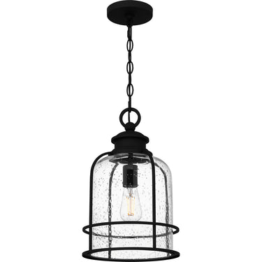 Bowles 1 Light Outdoor Pendant in Earth Black 4