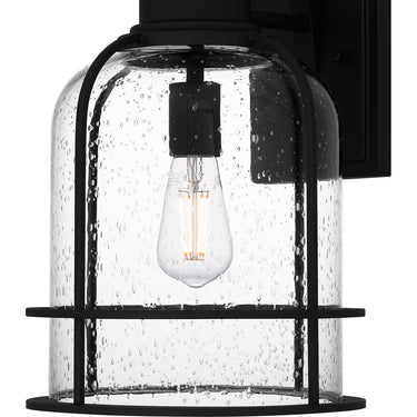 Bowles 1 Light Outdoor Wall Sconce in Earth Black 2