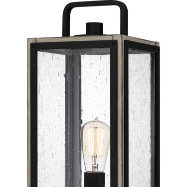 Bramshaw 1 Light Outdoor Post in Matte Black 2