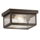 Branford Semi Flush shown in the Bronze finish with a Seedy shade - 91122-BZ-SDY