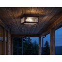 Branford Semi Flush shown in the Dark Brass finish with a Seedy shade - 91122-DB-SDY 2
