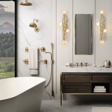Brindille 4-Light Large Sconce/Semi-Flush 4