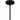Brink 1 Light Mini Pendant in Matte Black 3